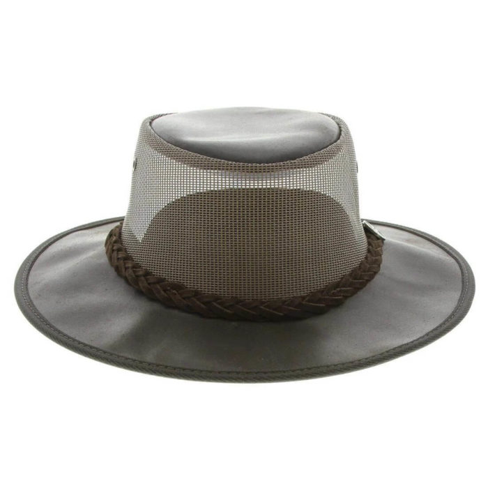 כובע בוקרים זמש רחב שוליים - Barmah 1064