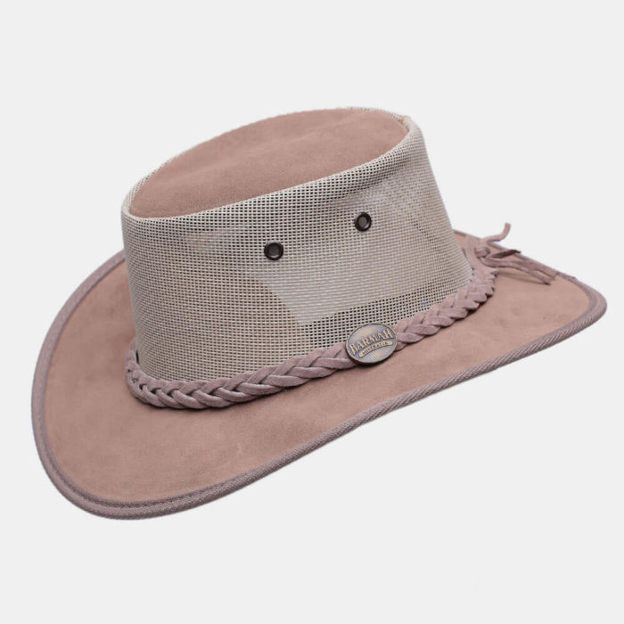 כובע בוקרים זמש רחב שוליים - Barmah 1064