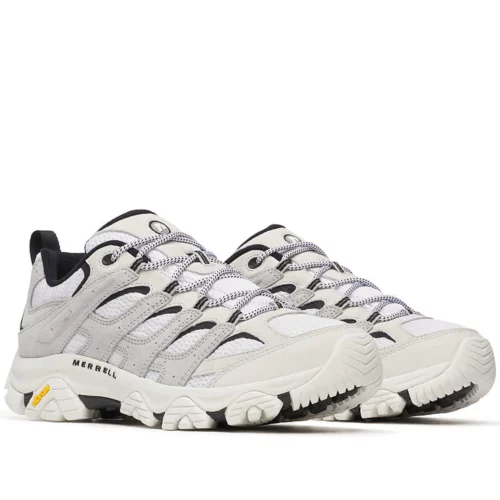 Merrell Moab 3 – נעלי הרים לגברים עם סוליית WHITE/BLACK - Vibram TC5