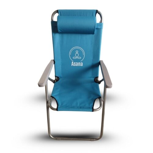 כיסא חוף מתכוונן עשוי אלומיניום מחוזק - ASANA