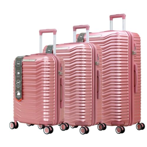 סט מזוודת TC QUARTZ PC-רוז גולד
