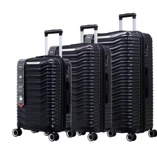 סט מזוודת TC QUARTZ PC- שחור